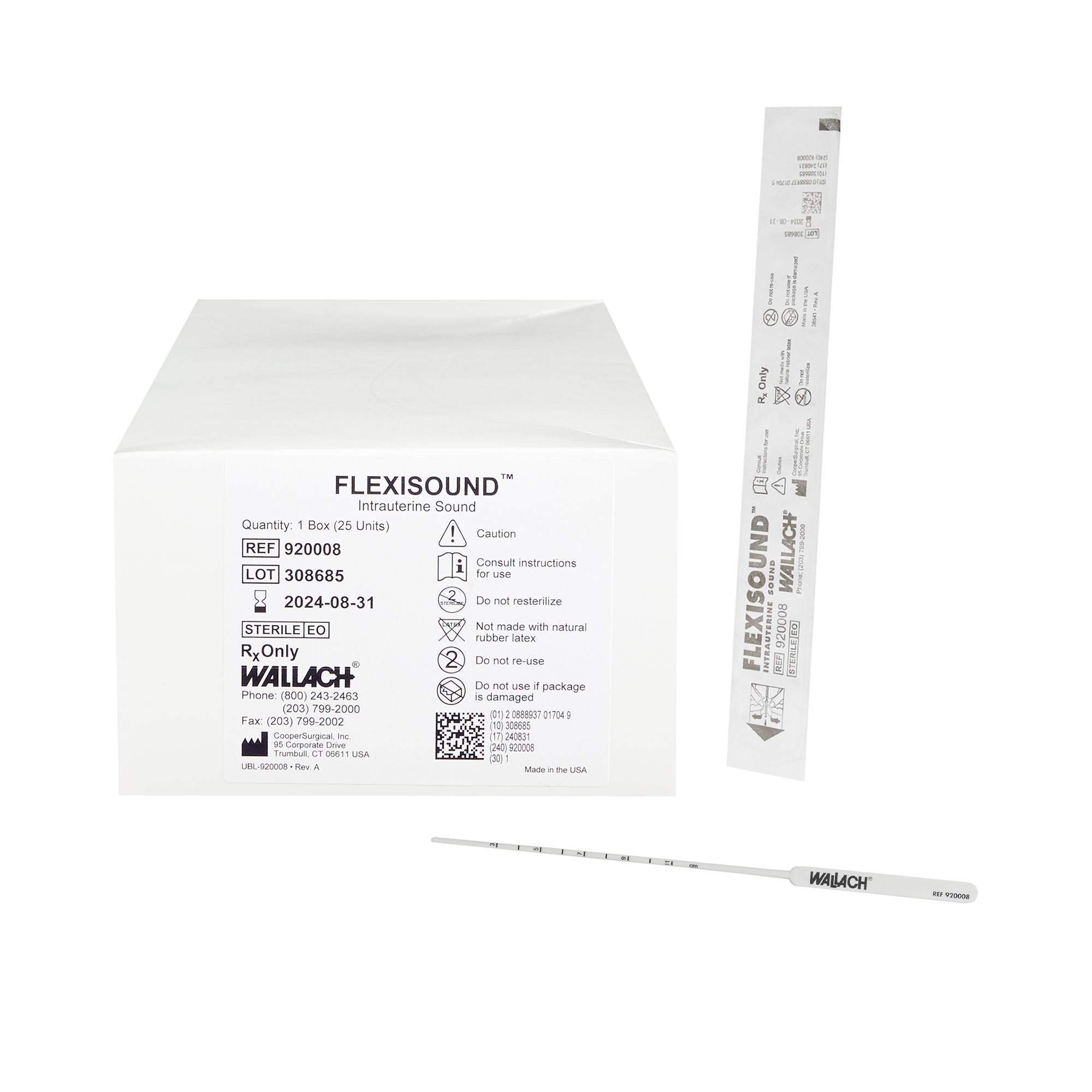 Cooper Surgical - 920008 Wallach Surgical Devices Uterine Sound