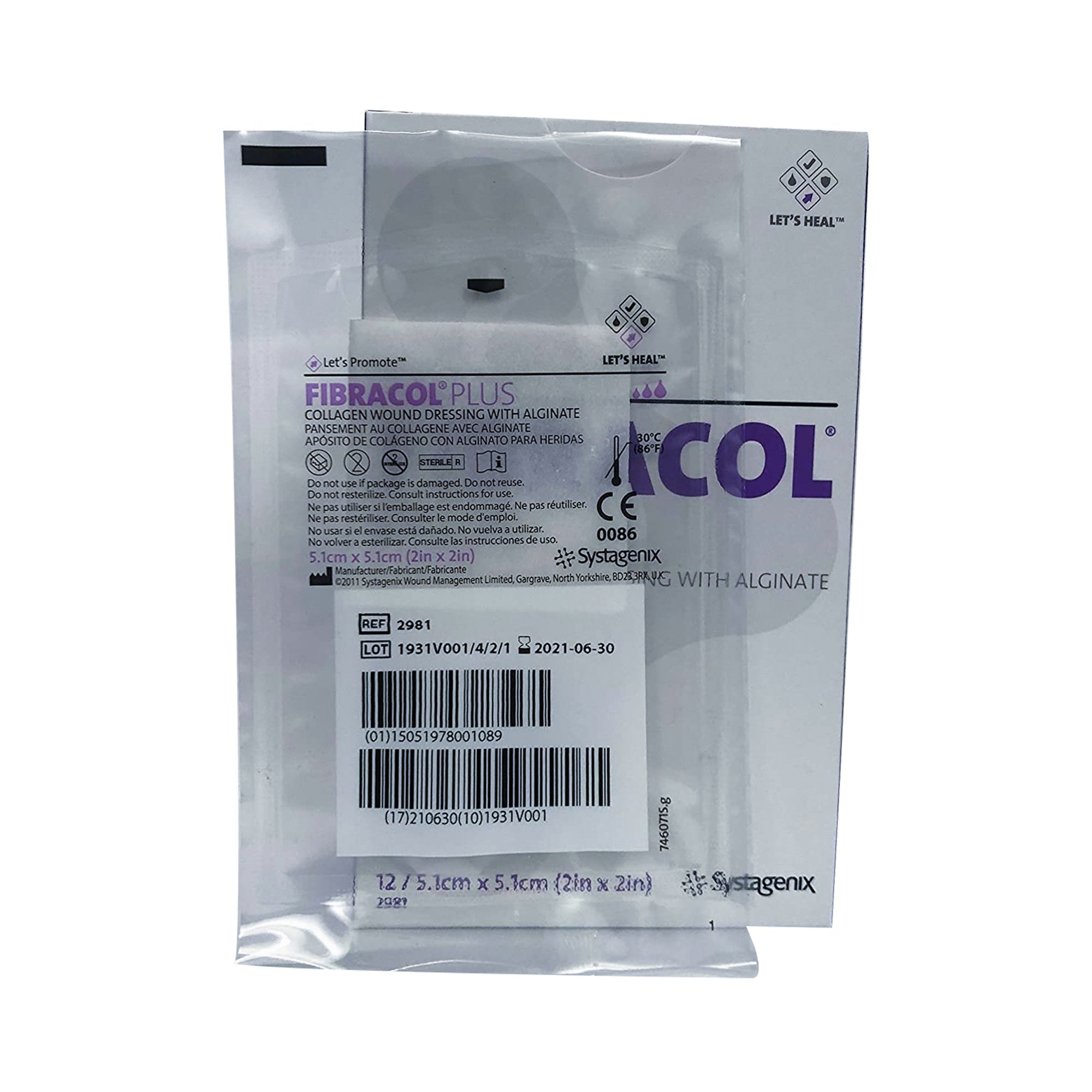 Solventum Corporation - 2981 Systagenix Fibracol™ Plus Collagen/Alginate Dressing