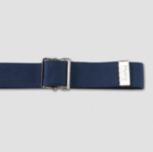 Tidi Products 6528 - Posey® Dark Blue Gait Belt with Nickel Buckle, 54-Inch Length - 1/Each