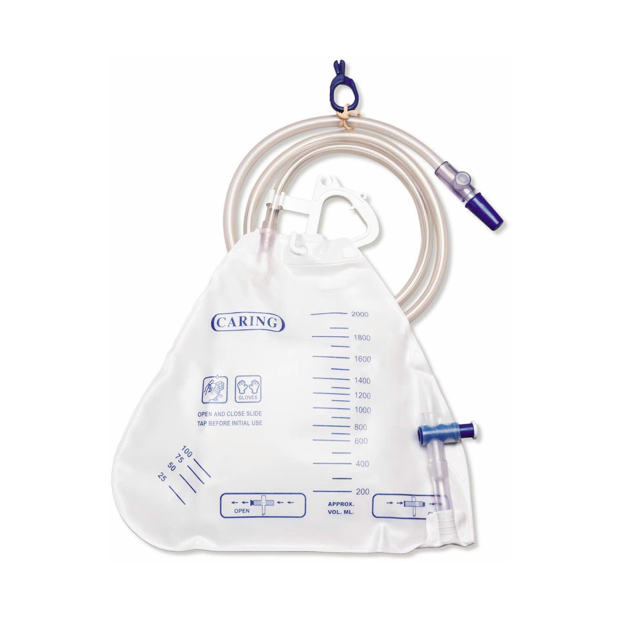 Medline - DYNC1674 Medline® Urinary Drain Bag With Anti-Kink Drain Tube