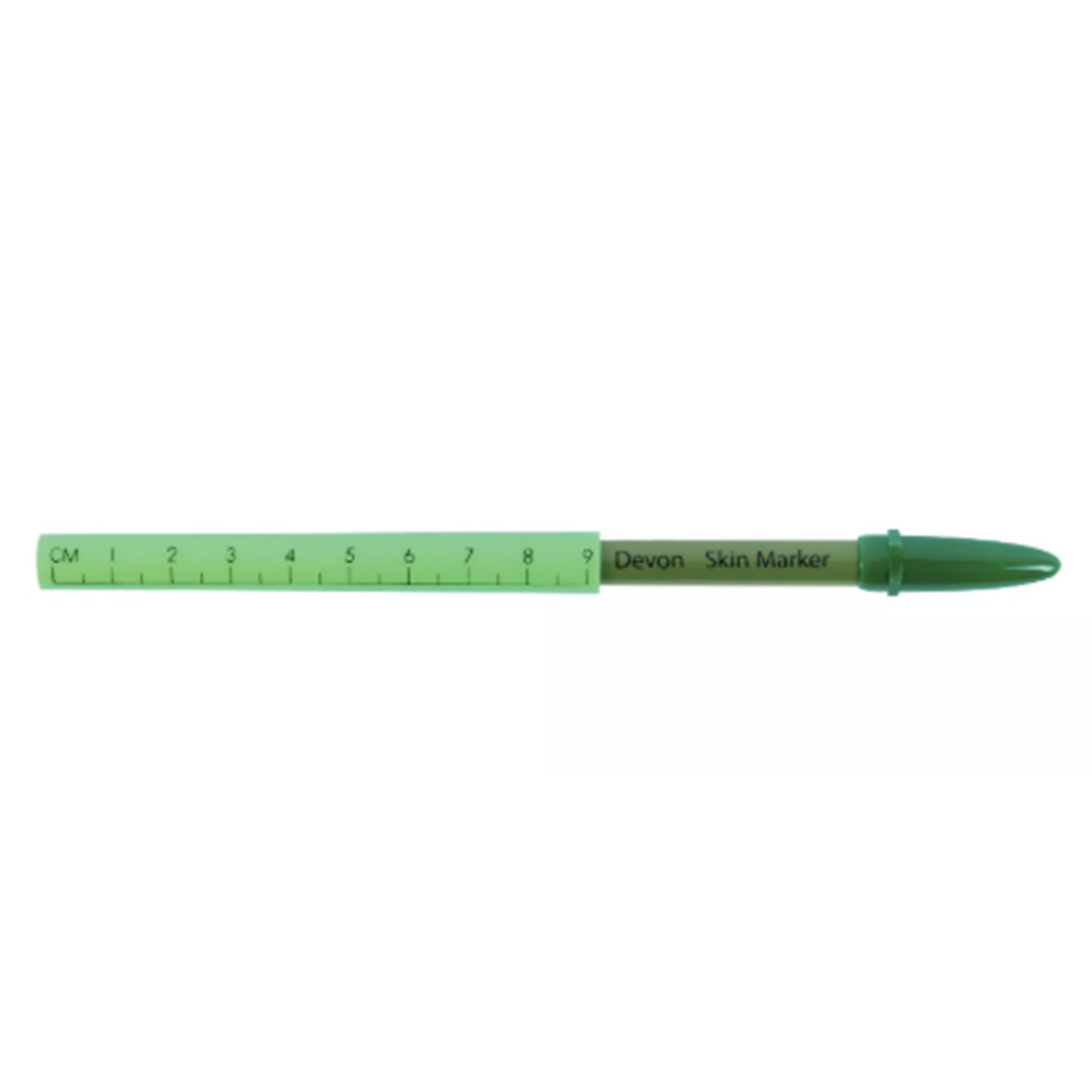 Cardinal 31145900 - Cardinal Health™ Devon™ Surgical Skin Marker with Ruler, Dual Tip - 1/Each, 25/Box, 100/Case