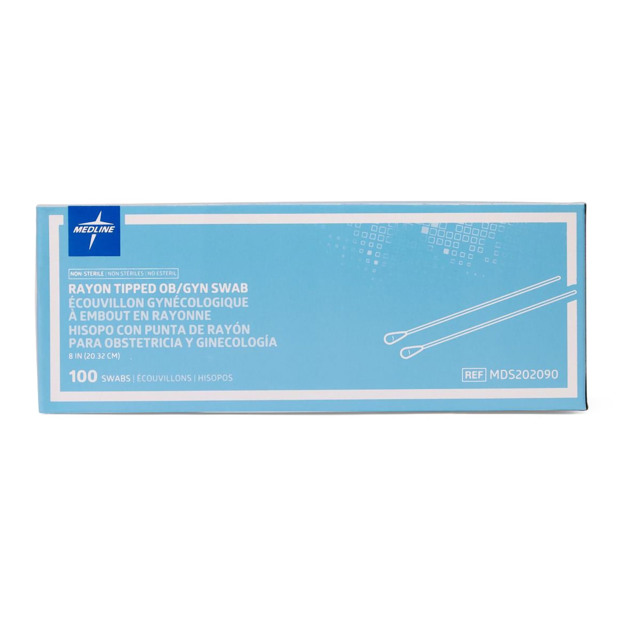 Medline MDS202090 - Medline OB/GYN Swab - 1/Box, 5/Case