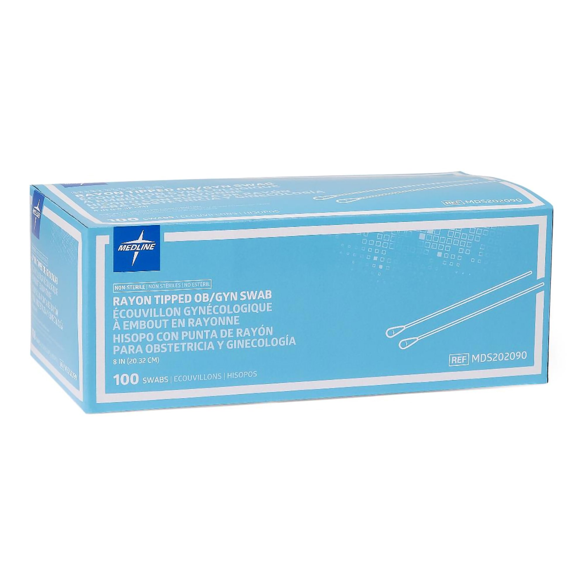 Medline MDS202090 - Medline OB/GYN Swab - 1/Box, 5/Case
