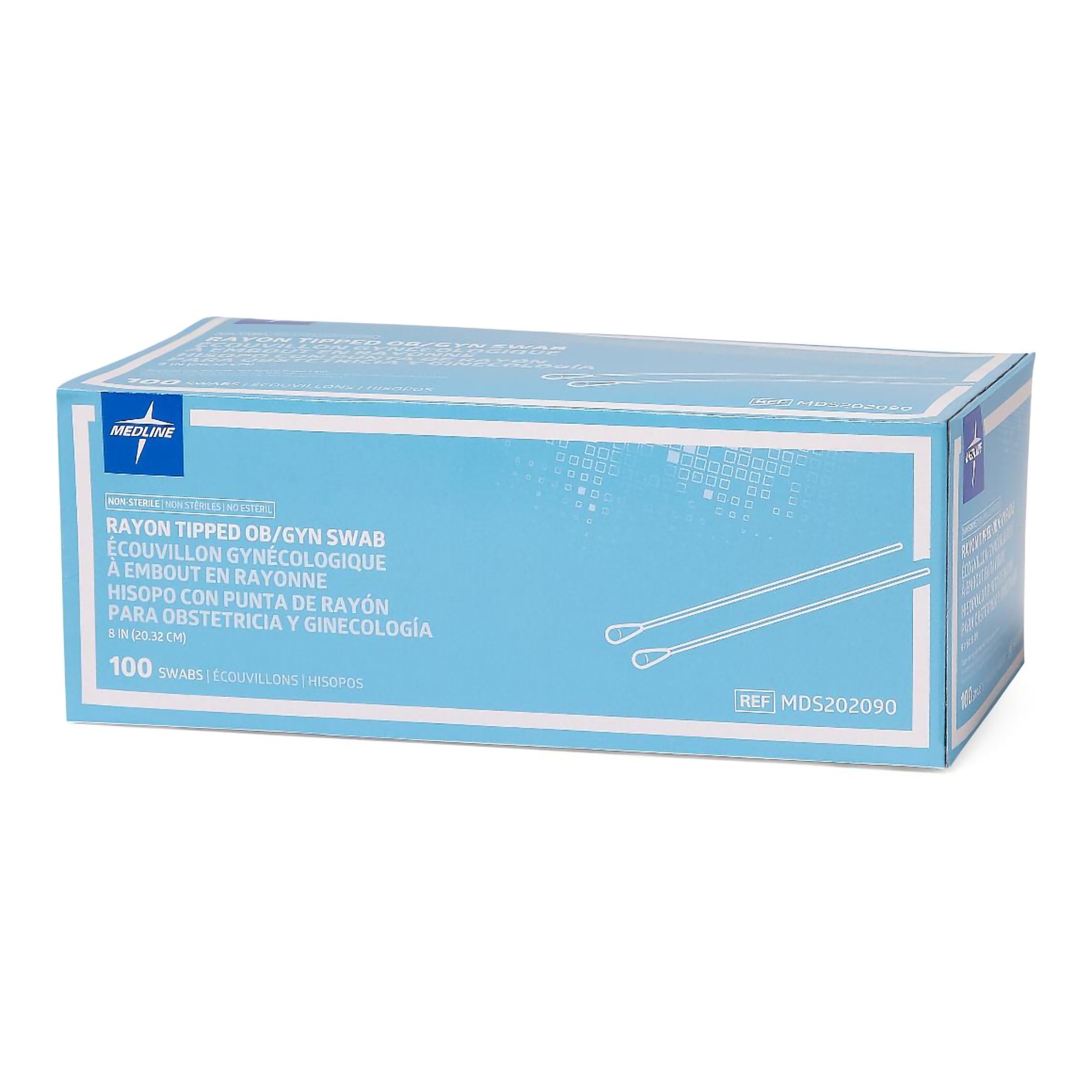 Medline MDS202090 - Medline OB/GYN Swab - 1/Box, 5/Case