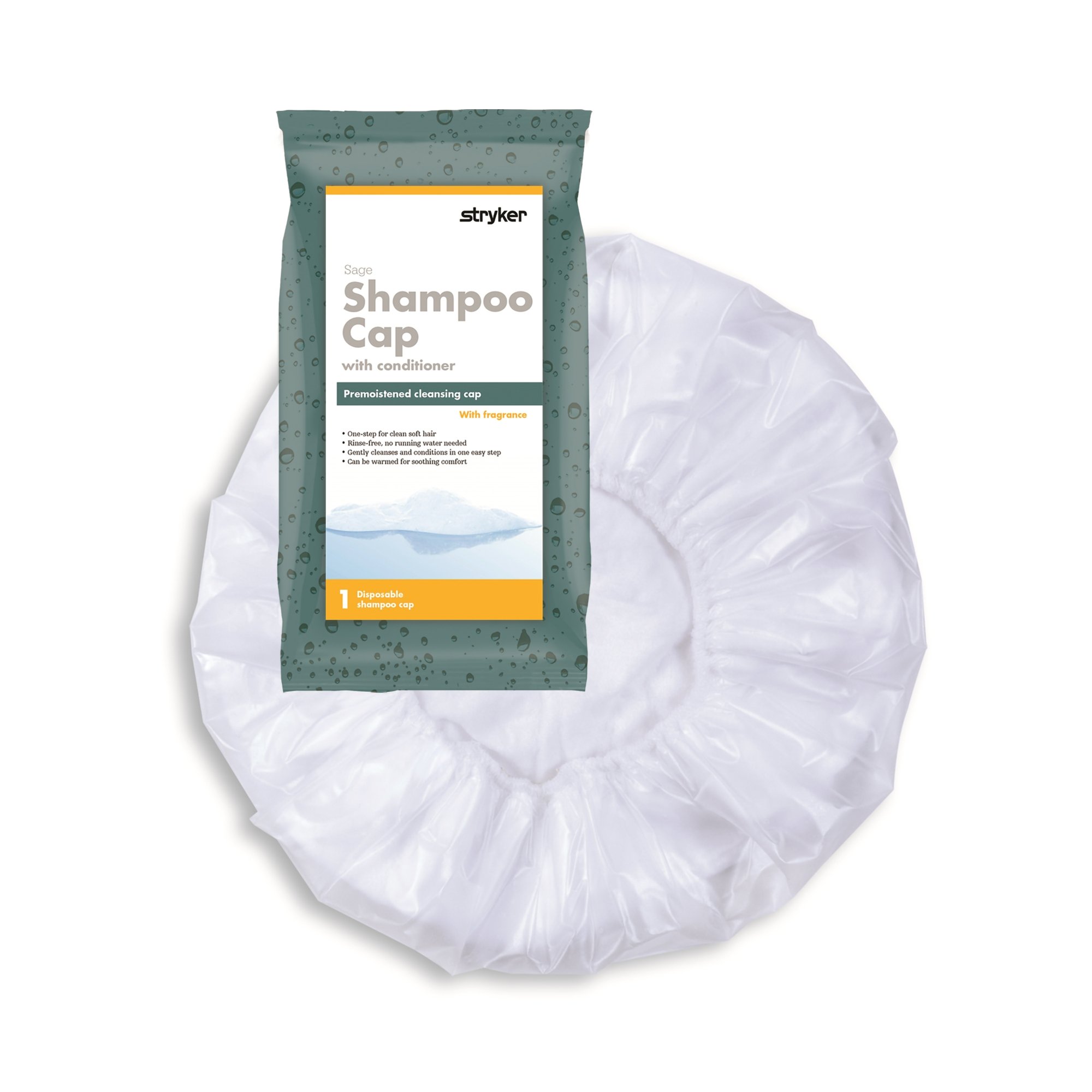 Sage Products - 7909 Comfort® Rinse-Free Shampoo Cap