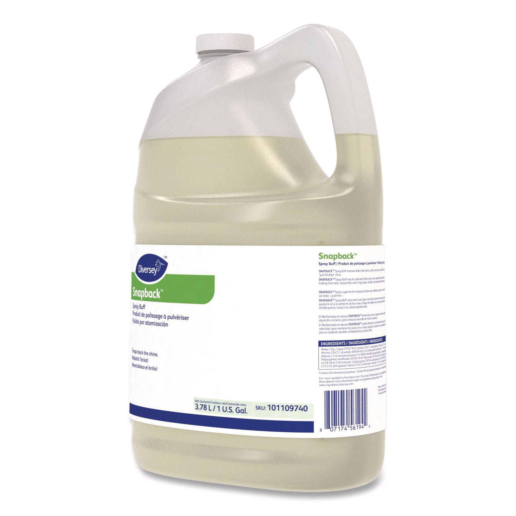 Essendant Co-United Stationers - DVS101109740 Floor Finish Diversey™ Snapback™ Liquid 1 gal. Jug Mild Scent Manual Pour