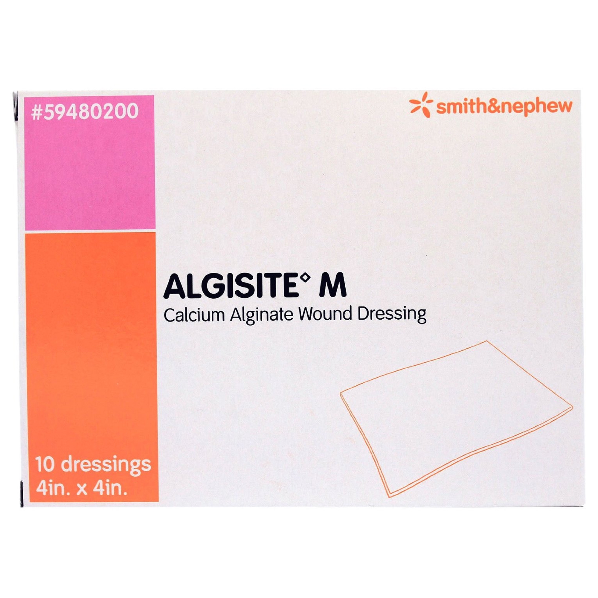 Smith & Nephew - 59480200 AlgiSite M Alginate Dressing