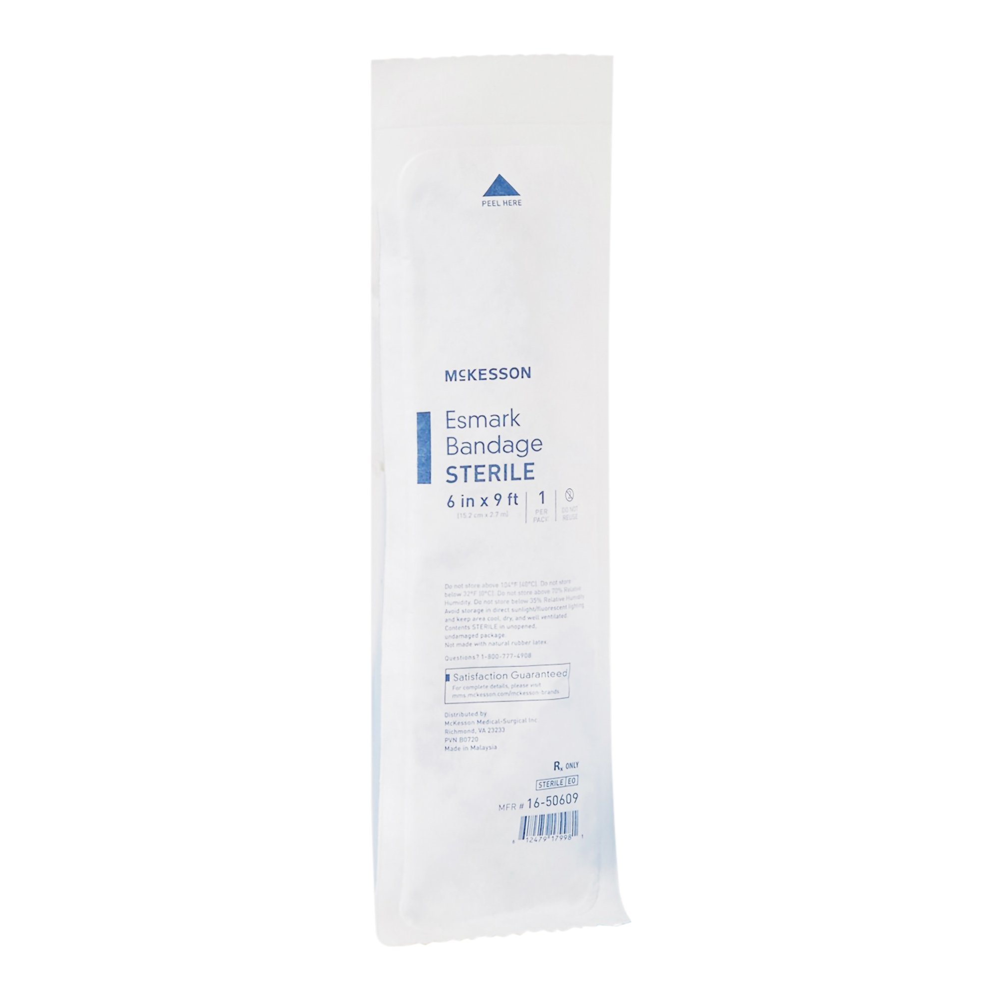 McKesson Brand 16-50609 - McKesson No Closure Esmark Compression Bandage, 6 Inch x 3 Yard - 1/Each, 20/Case