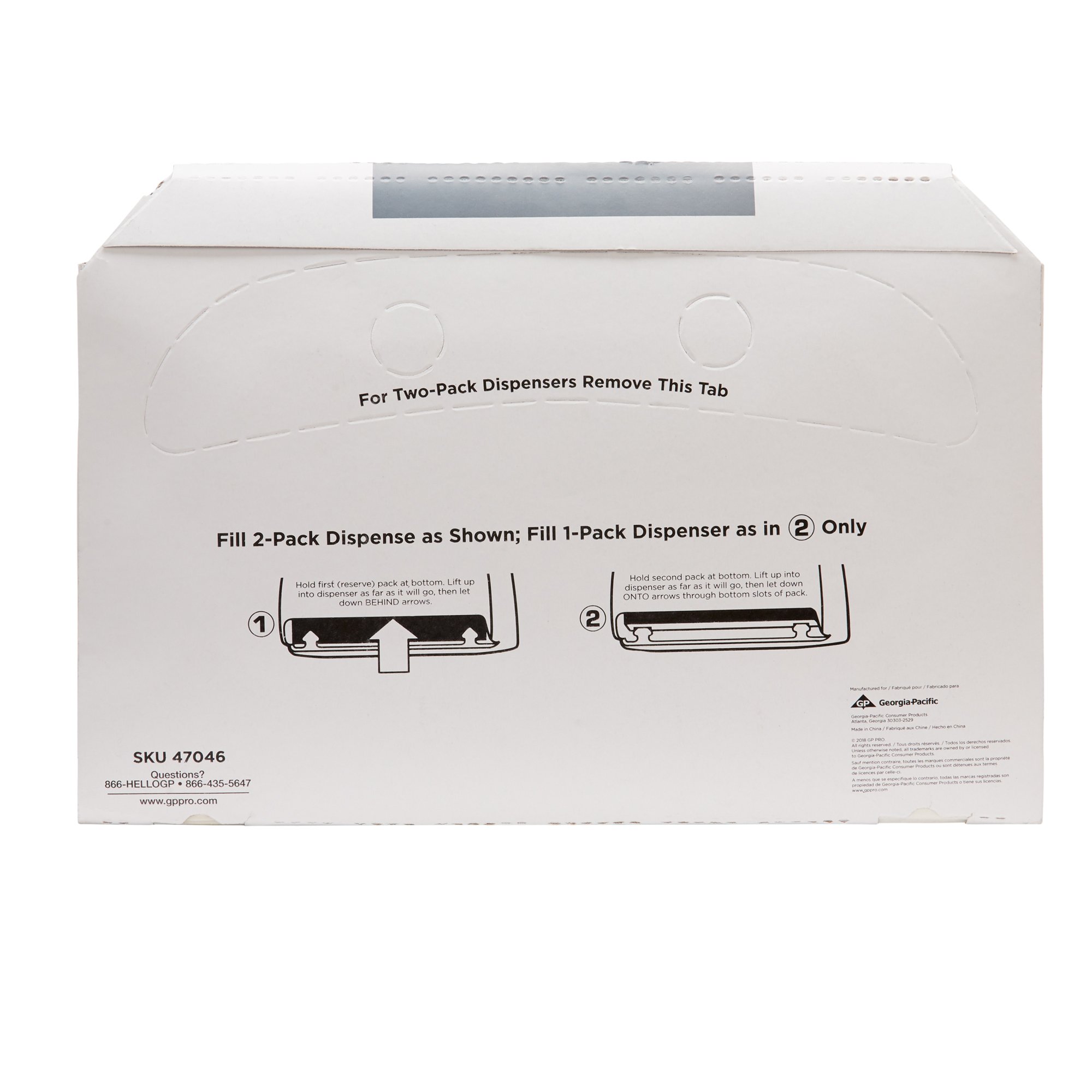 Georgia-Pacific Consumer Products LP 47046 - Safe-T-Gard® Toilet Seat Cover - 250/Box, 5000/Case