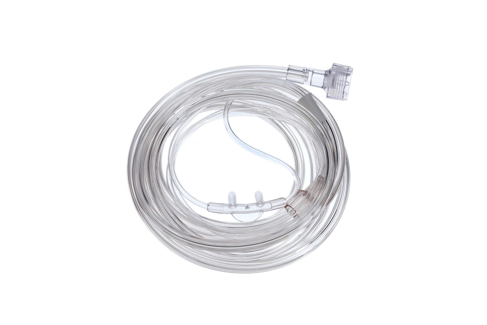 Medline - HUD1108 Nasal Cannula Hudson RCI® Adult Curved Prongs / Flared Prongs 7 Foot Tubing Low Flow Rate