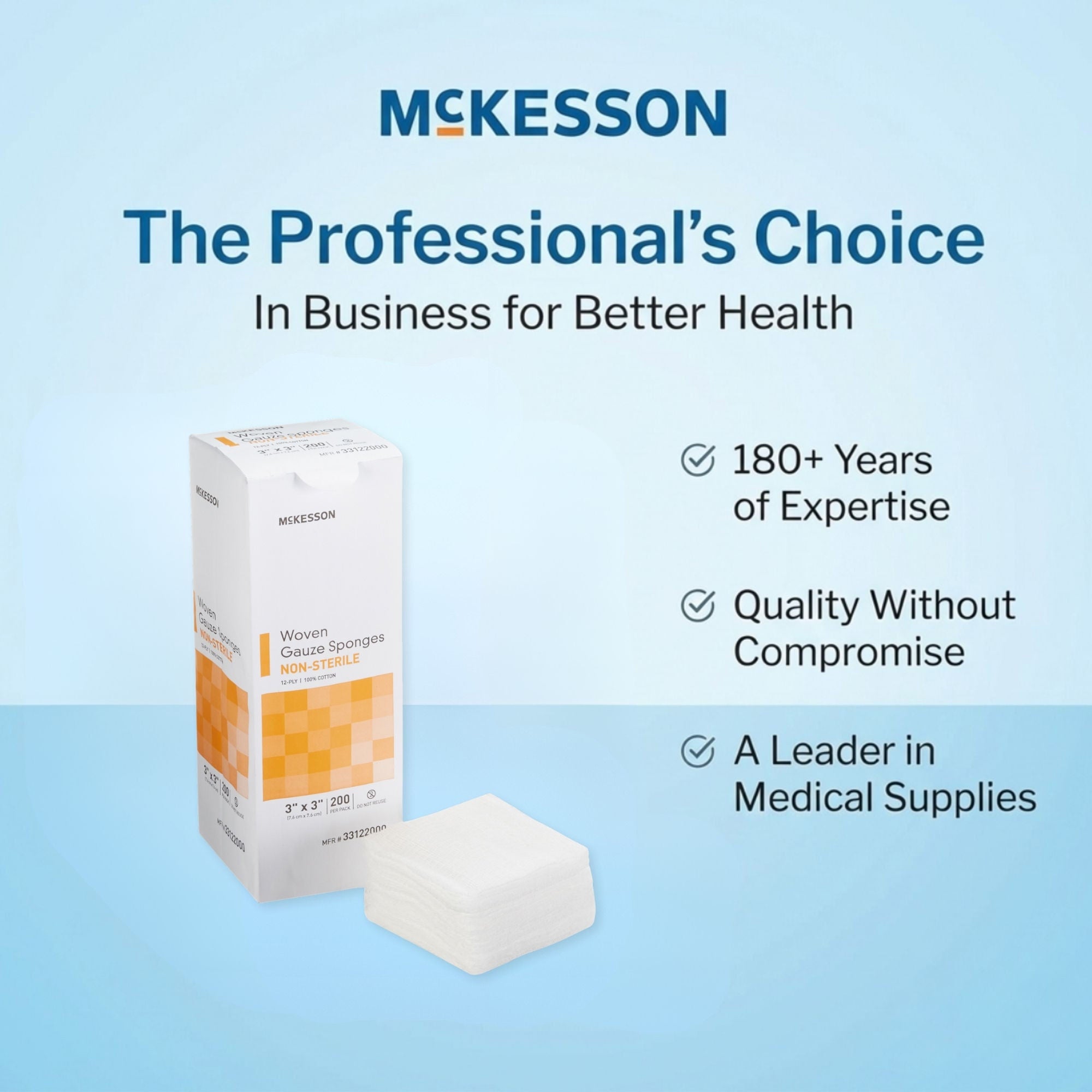 McKesson Gauze Sponge 33122000 by McKesson Brand