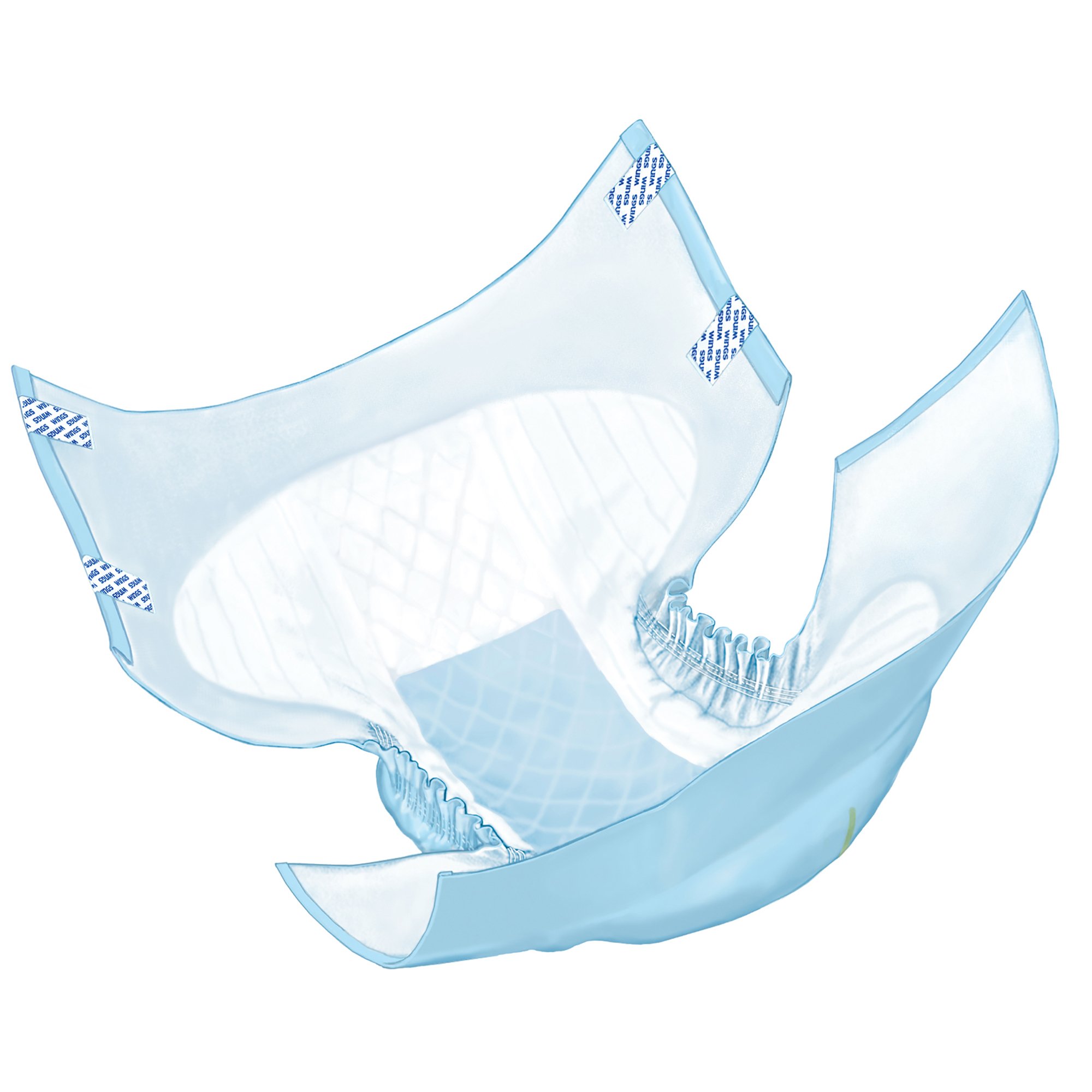 Cardinal - 60031 Wings Plus Heavy Absorbency Incontinence Brief