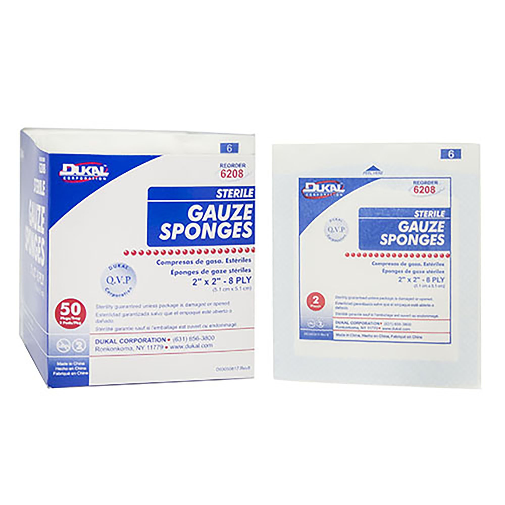 Dukal Gauze Sponge 6208 by Dukal