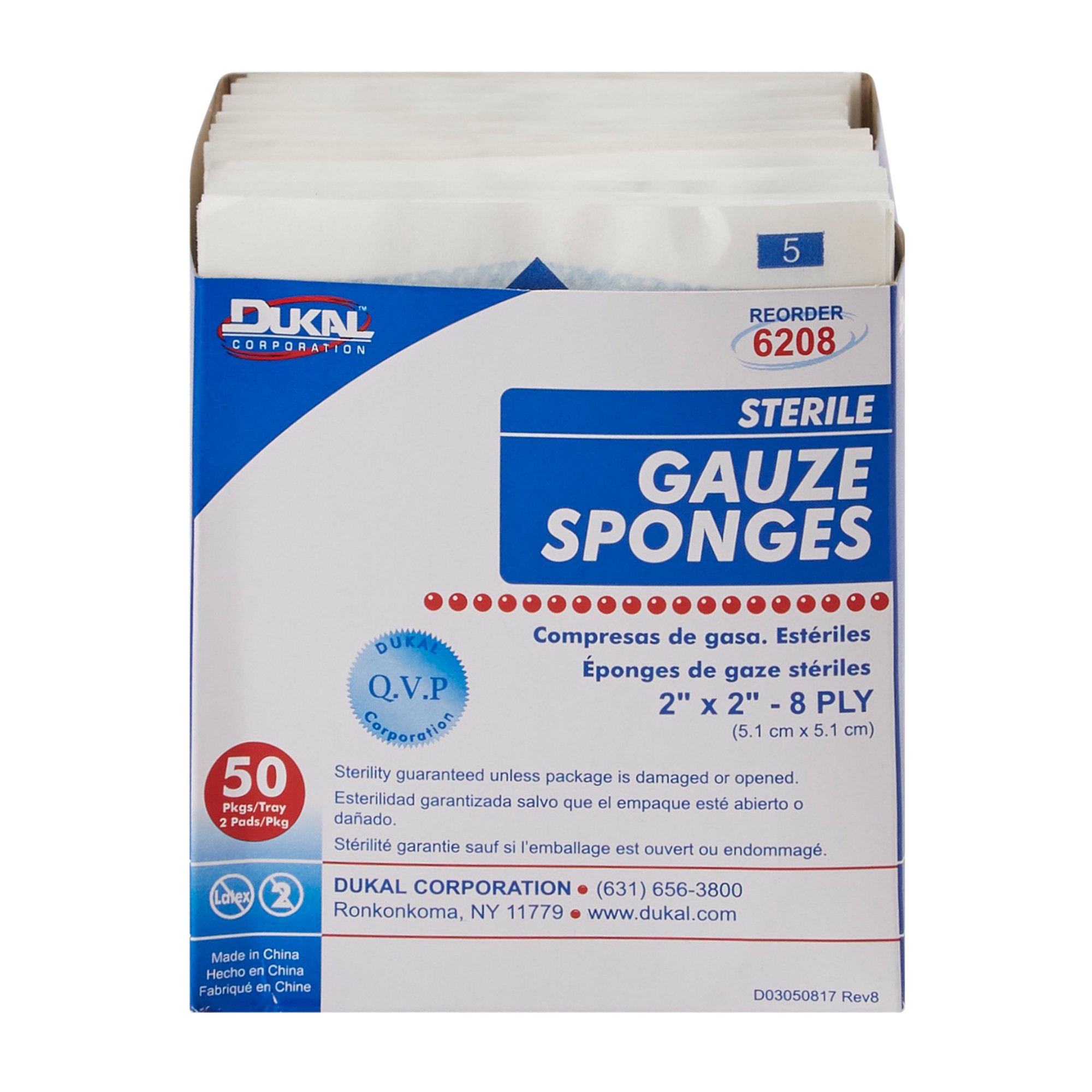 Dukal - 6208 Dukal™ Sterile Gauze Sponge
