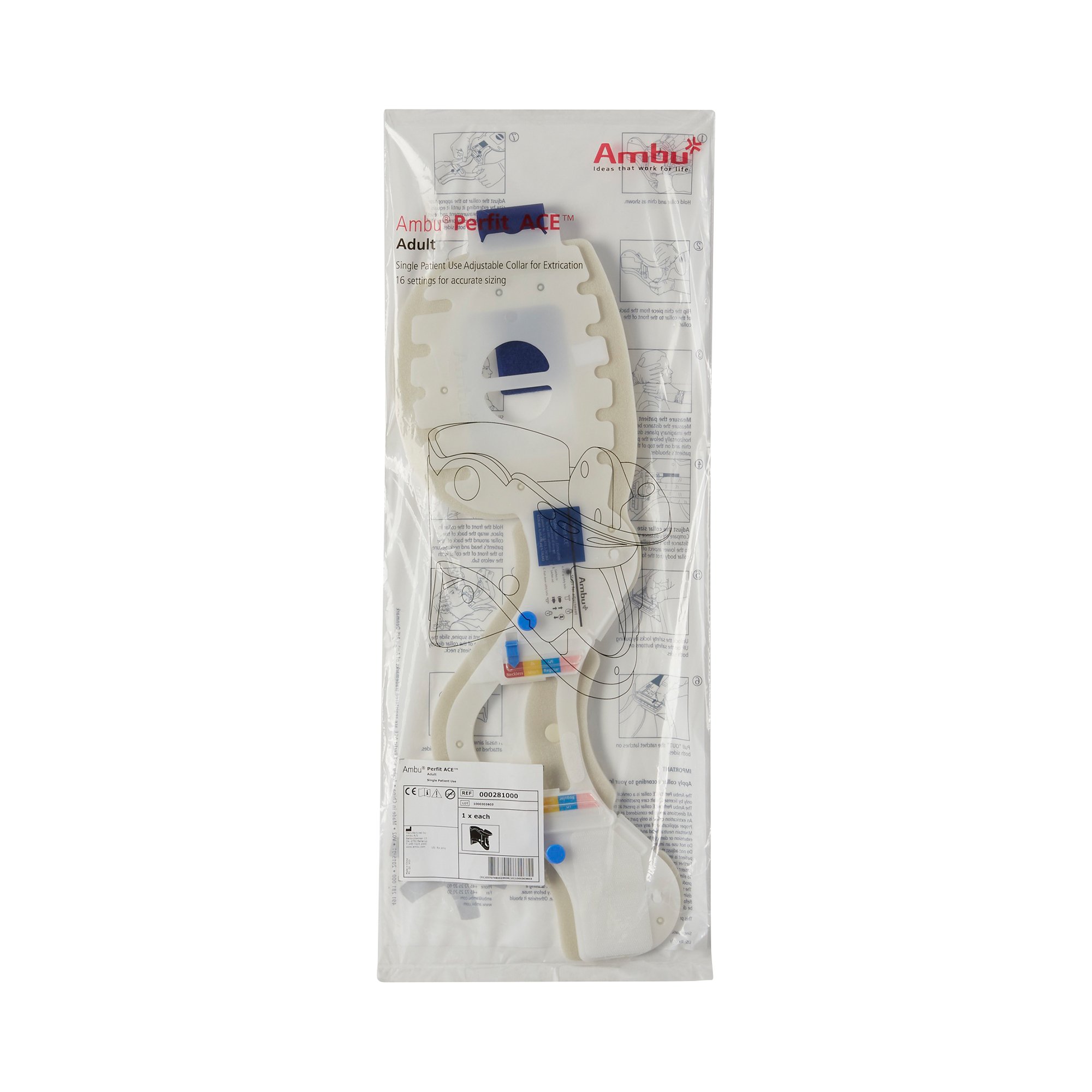 Ambu - 000281000 Perfit ACE® Rigid Cervical Collar