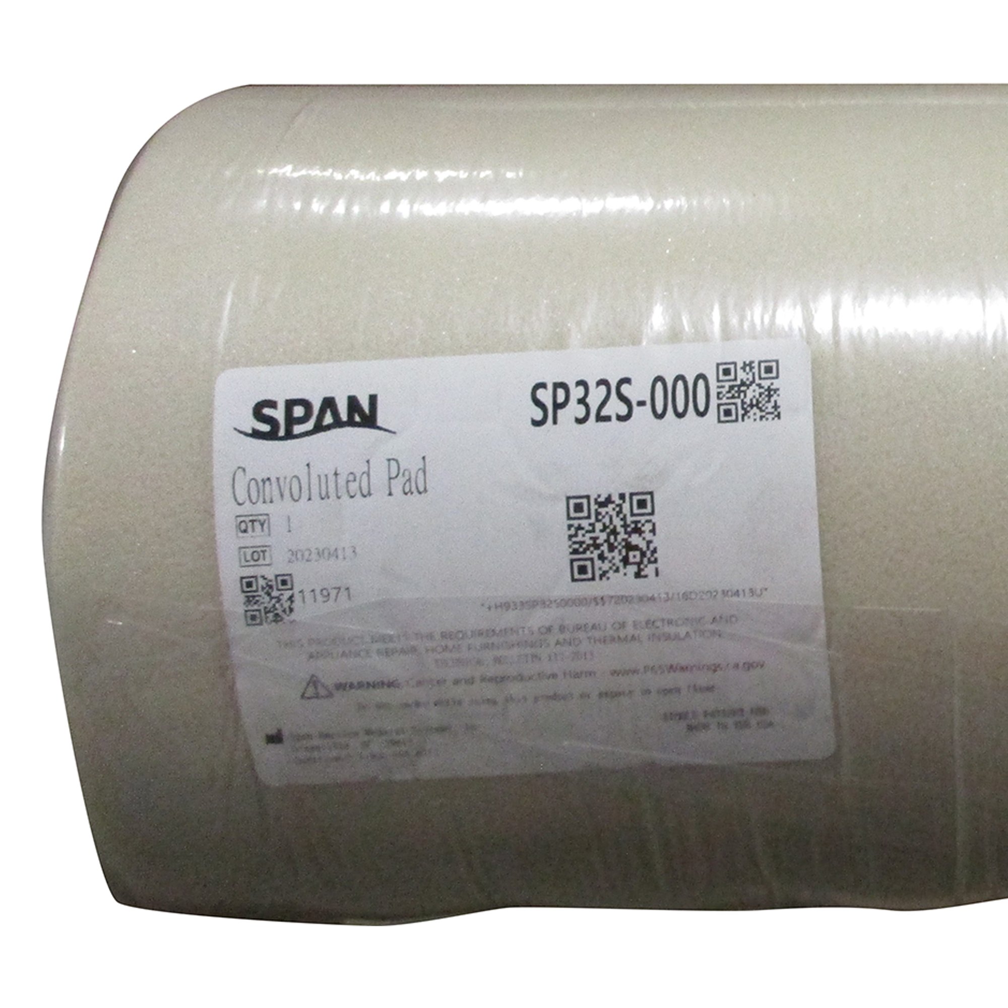 Span America SP32S-000 - Span America Mattress Overlay, 34 x 74 x 3 Inch - 1/Each, 6/Case