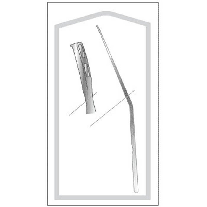 Sklar - 96-4143 Endocervical Biopsy Curette Sklar® 12 Inch Length Single-ended Handle 3 mm Tip Straight Rectangular Tip