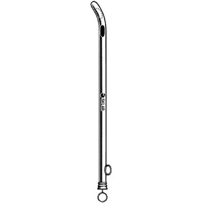 Sklar - 85-2216 Urinary Drainage Catheter Sklar® Premium OR Grade Straight Tip Chrome Plated Stainless Steel 16 Fr. 5-3/4 Inch Length