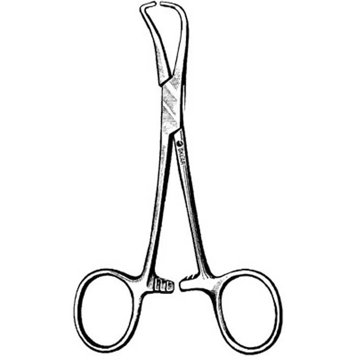 Sklar - 85-6555 Vasectomy Clamp Sklar® Textor 5-1/2 Inch Length Stainless Steel
