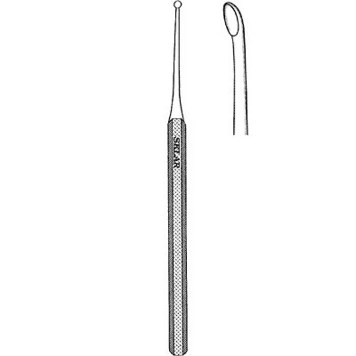 Sklar - 97-0505 Excavator Curette Sklar® 5 Inch Length Solid Octagonal Handle Size 57-1 Tip Straight Oval Cup Tip