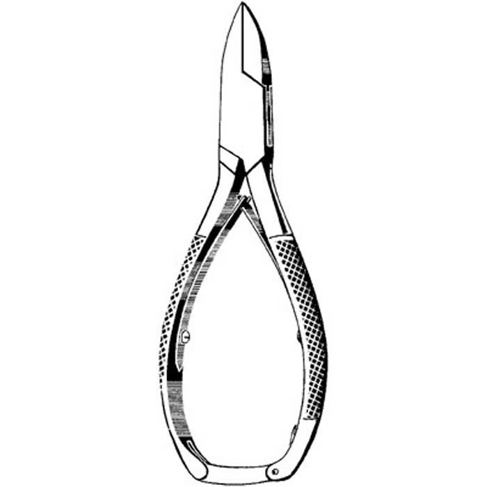 Sklar - 98-480 Nail Nipper Straight Jaws 5-1/2 Inch Length Stainless Steel