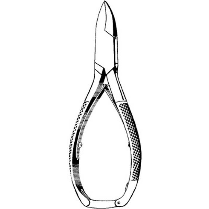 Sklar - 98-483 Nail Nipper Concave Jaw 5-1/2 Inch Length Stainless Steel