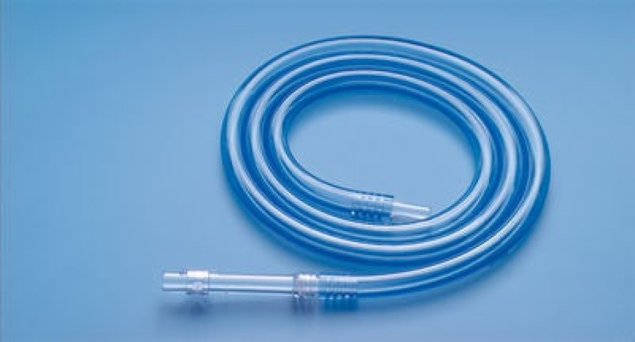 Busse Hospital Disposables - 153 Suction Handle with Tubing Busse® Clear 1/2 Inch I.D. 6 Foot Length PVC Sterile