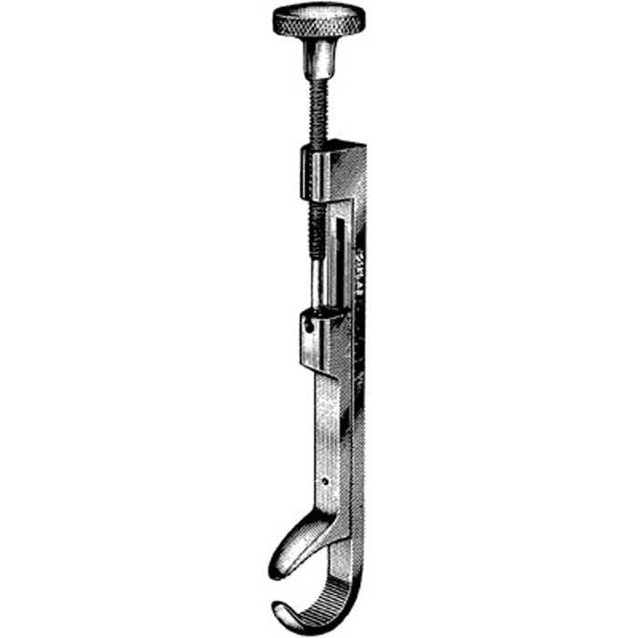 Sklar - 40-2925 Bone Holding Clamp Sklar® Lowman 4-3/4 Inch Length Stainless Steel