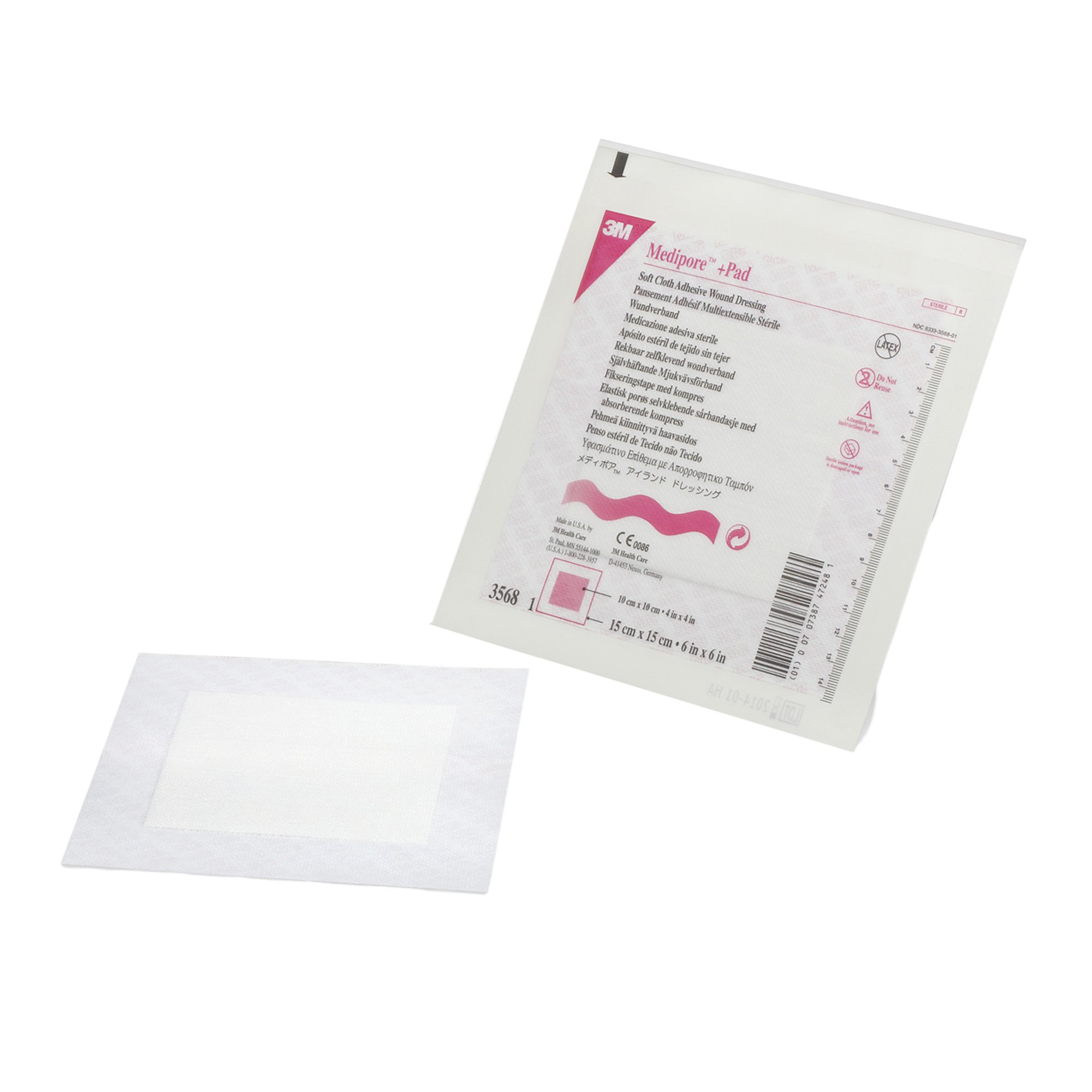 Solventum Corporation - 3568 3M™ Medipore™ Adhesive Dressing