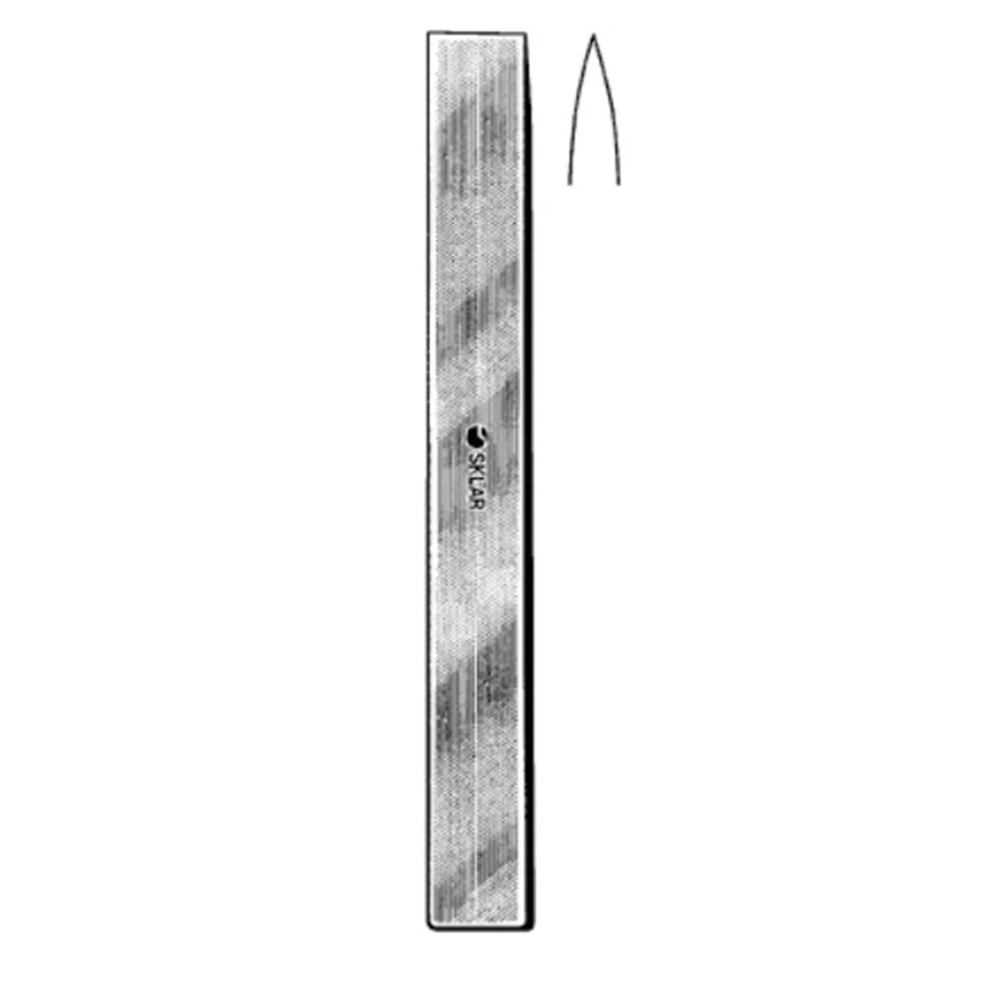 Sklar - 40-6552 Mini Osteotome Set Sklar® Lambotte Straight Blade OR / Surgical Grade German Stainless Steel NonSterile 5 Inch Length