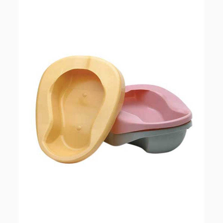 Medegen Medical Products LLC - H120BG-10 Pontoon Bedpan Medegen Unisex Dusty Rose 2 Quart / 1893 mL