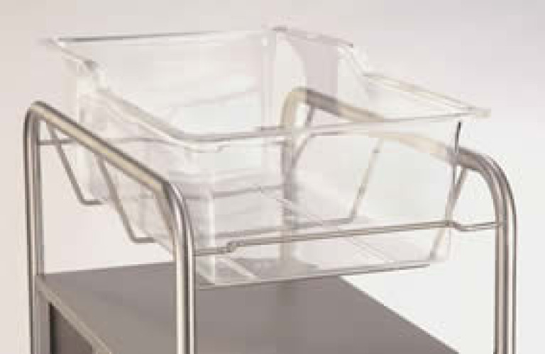 Novum Medical Products of NY LLC - 69576X1-P Bassinet Basket Polycarbonate 26-1/2 L X 13 W X 10 H Inch 18 lbs. Weight Capacity