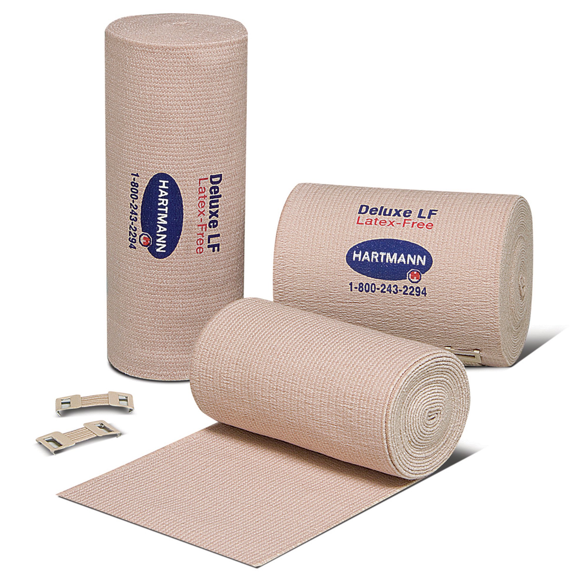 Hartmann 38610000 - Deluxe® LF® Clip Detached Closure Elastic Bandage, 6 Inch x 11 Yard - 6/Box