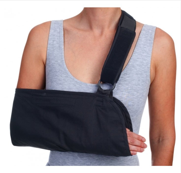 DJO 79-92070 - ProCare® Unisex Blue Cotton / Polyester Arm Sling, One Size Fits Most - 1/Each
