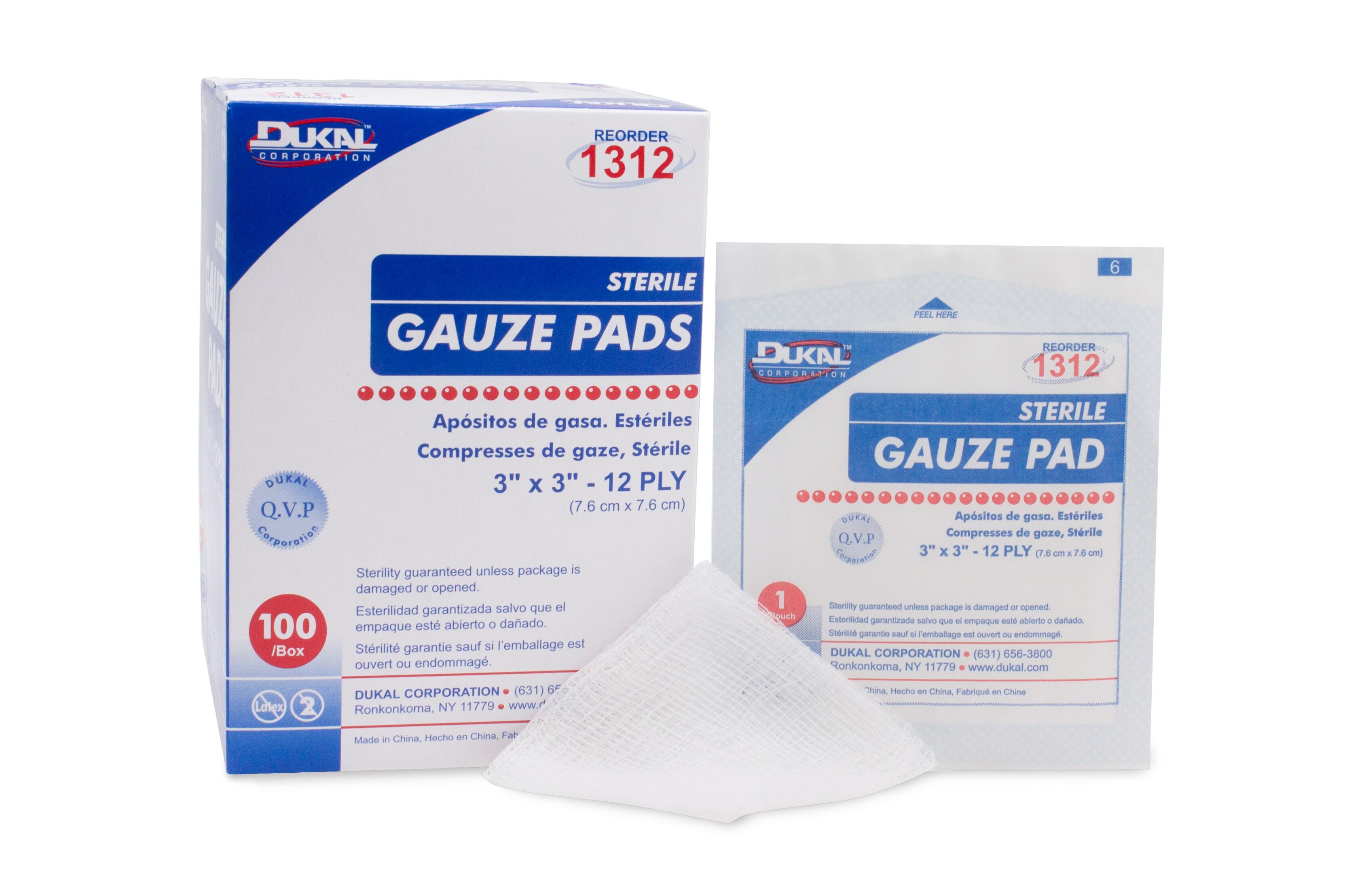 Dukal - 1312 Dukal™ Sterile Gauze Sponge