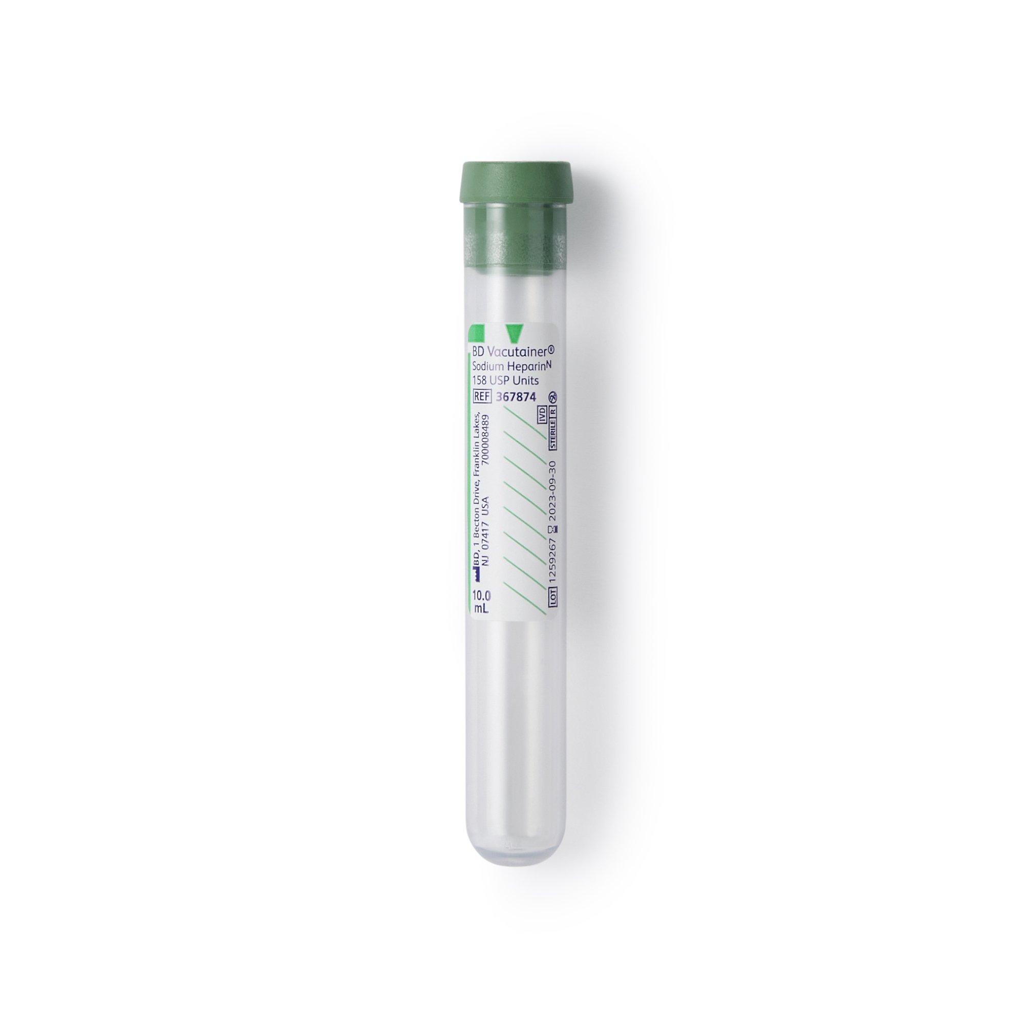 BD Vacutainer Venous Blood Collection Tube 367874 by BD