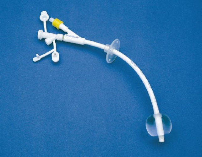 Cardinal - 8884720205 Gastrostomy Feeding Tube with Y Ports Kangaroo™ 20 Fr. Silicone Sterile