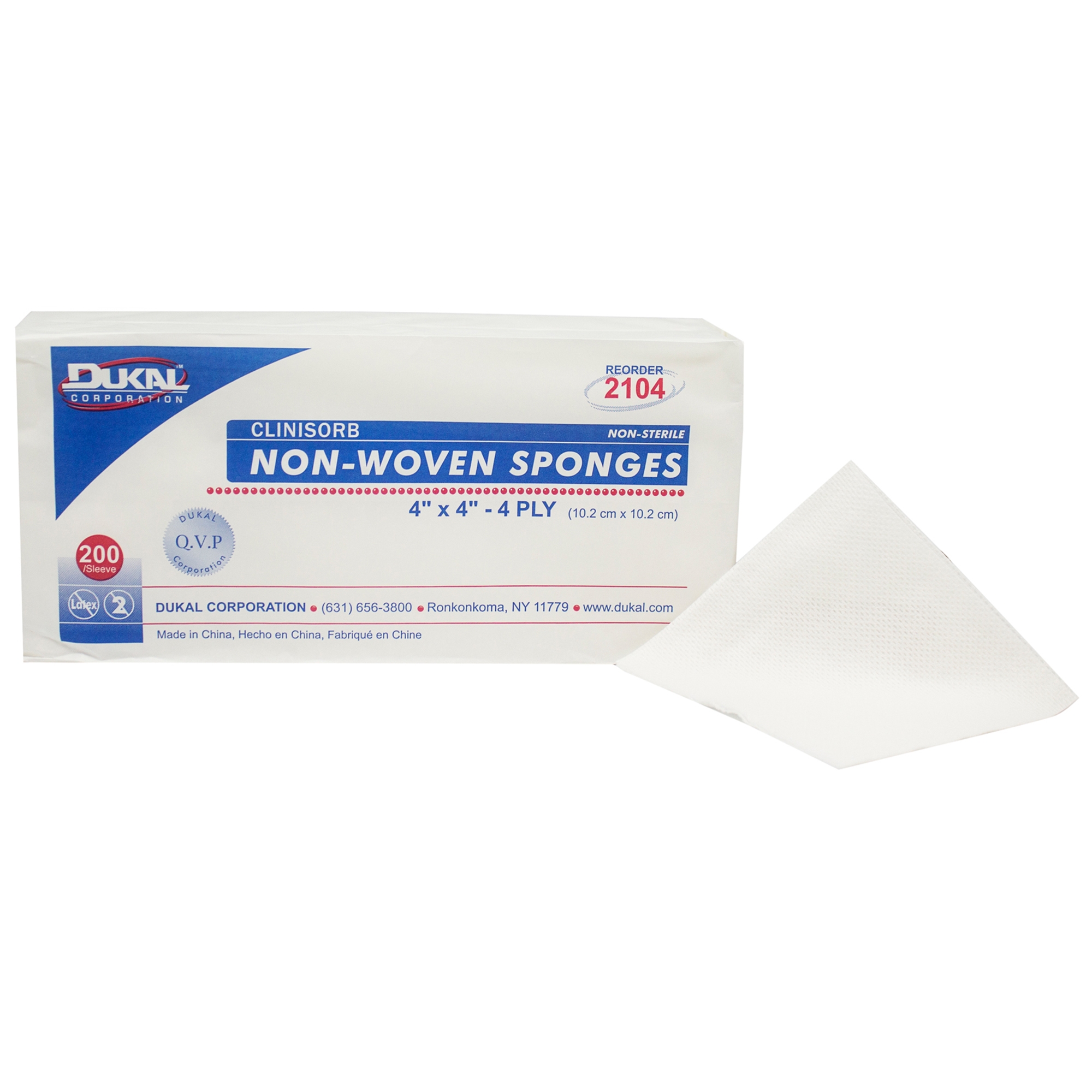 Dukal - 2104 Clinisorb Nonwoven Sponge