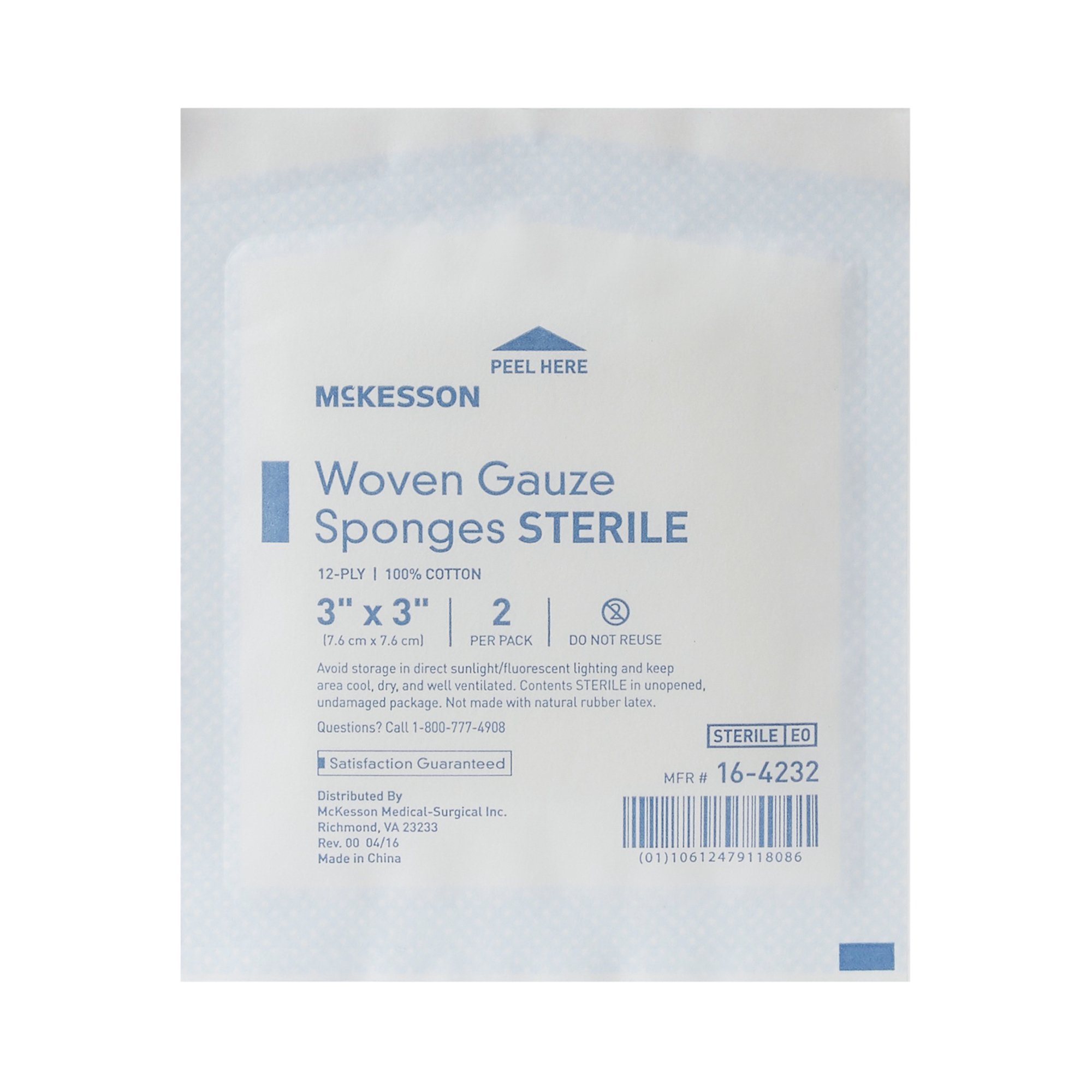McKesson Brand - 16-4232 McKesson Sterile Gauze Sponge