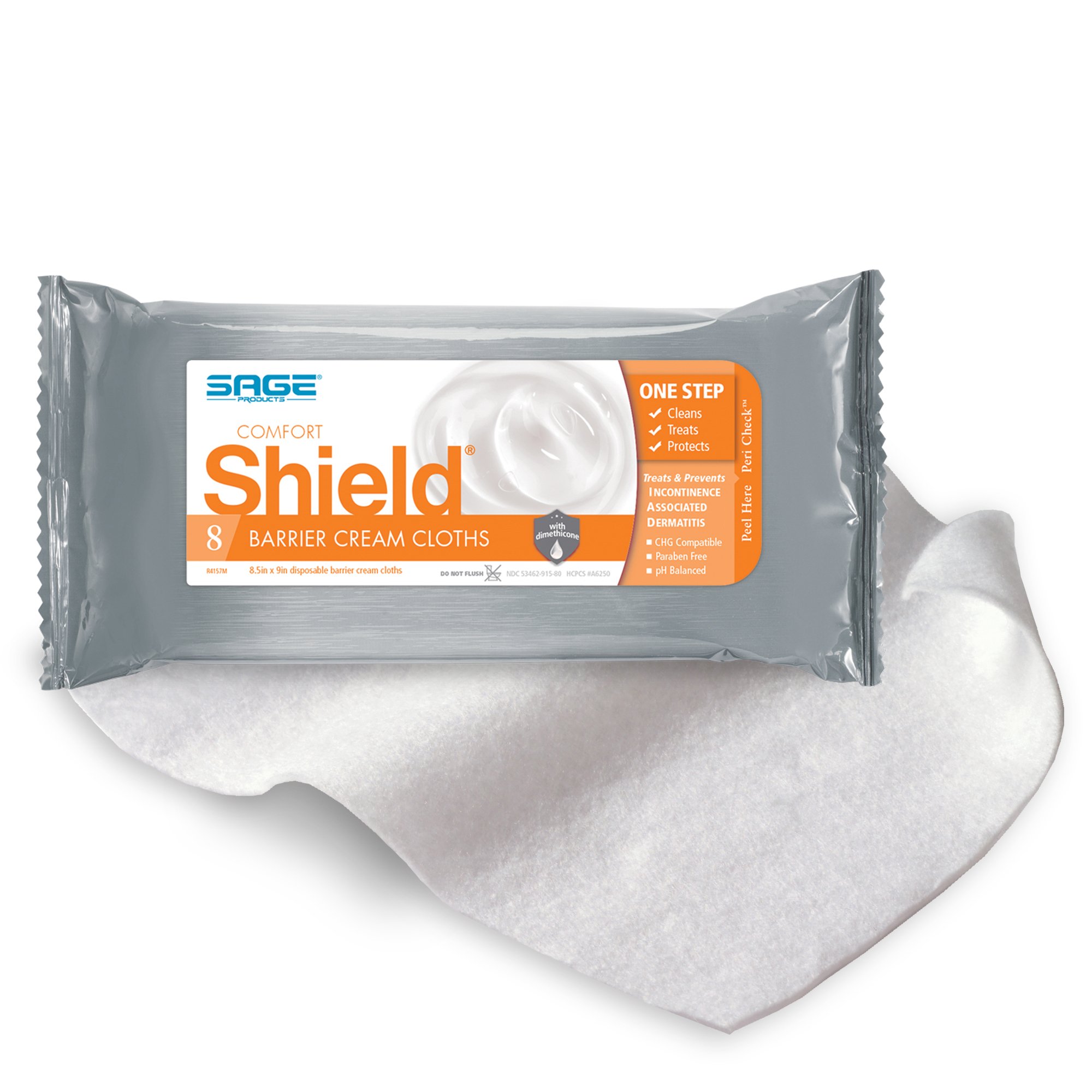 Sage Products - 7905 Shield® Barrier Cream Cloths