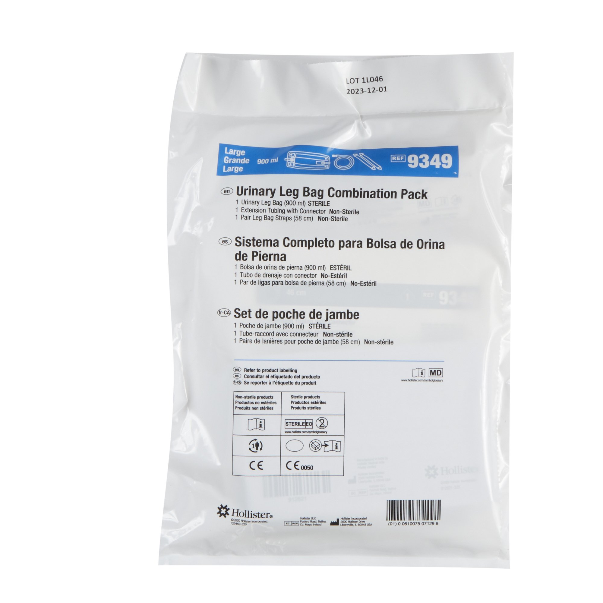 Hollister - 9349 Hollister® Urinary Leg Bag Combination Pack