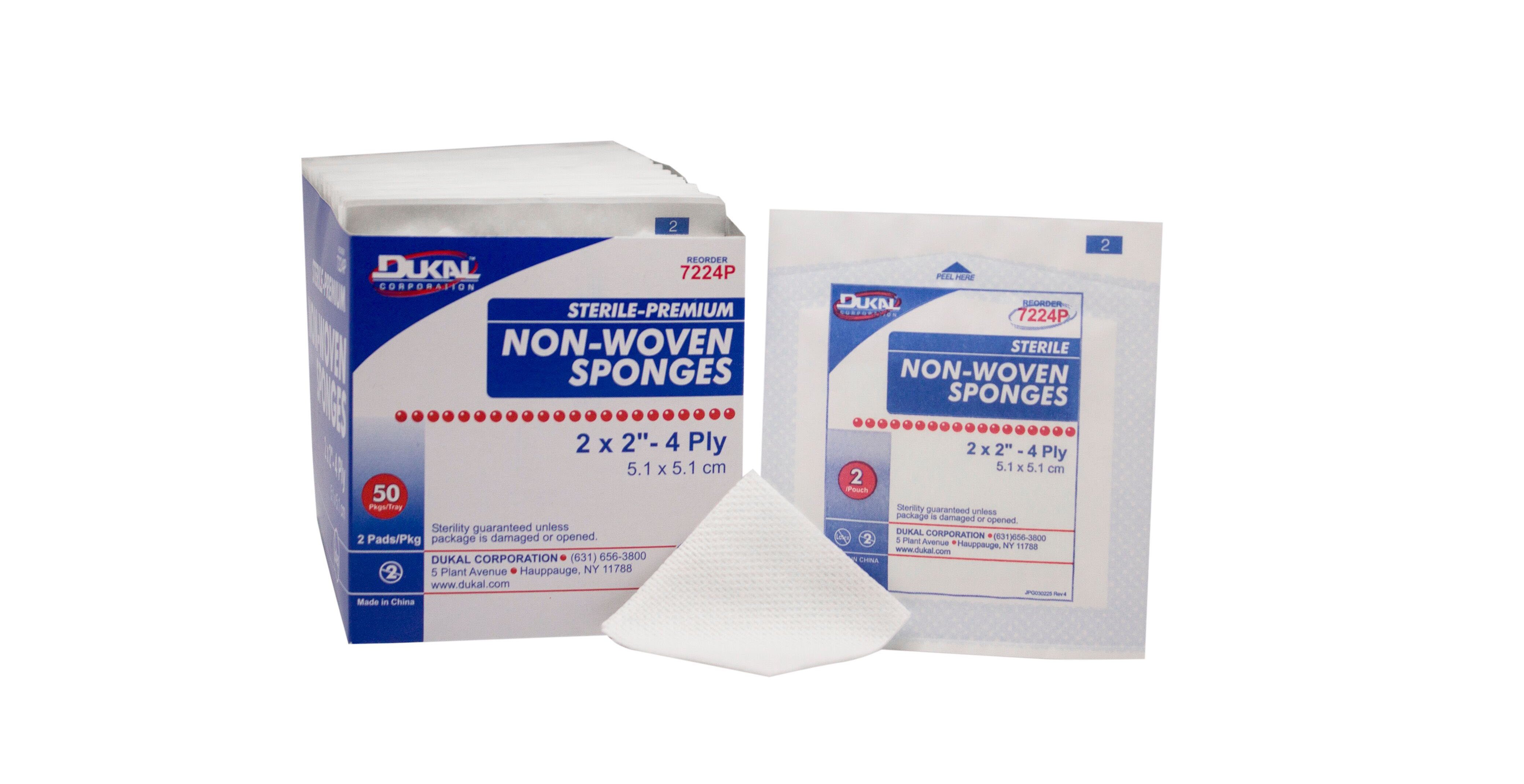 Dukal - 7224 Clinisorb Sterile Nonwoven Sponge