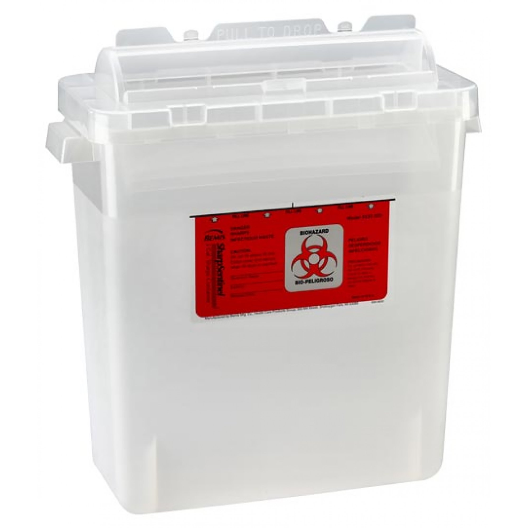 Bemis Healthcare 333 020 - Bemis™ Sentinel Multi-purpose Sharps Container, 3 Gallon, 15 x 13.87 x 6.87 Inch - 1/Each, 12/Case
