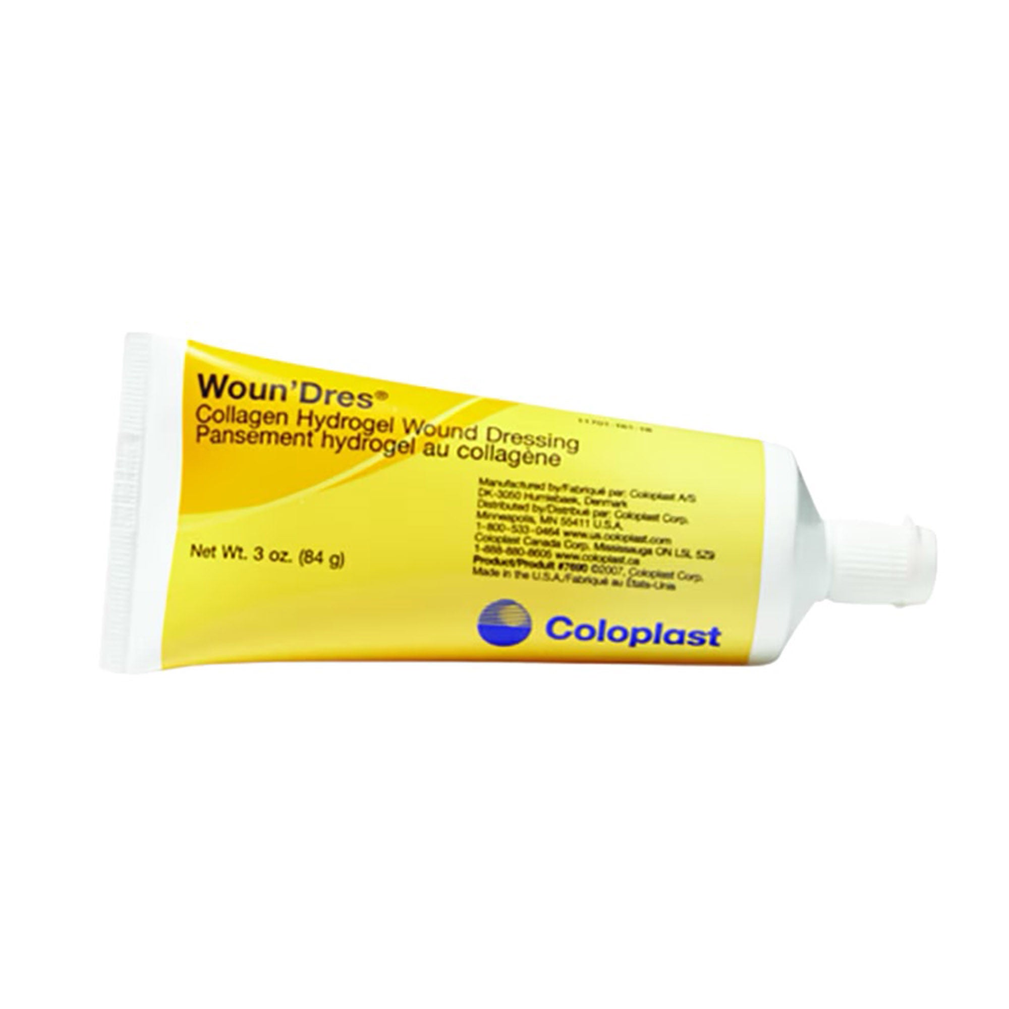 Coloplast - 7690 Collagen Hydrogel Wound Dressing Woun'Dres® NonSterile 3 oz.