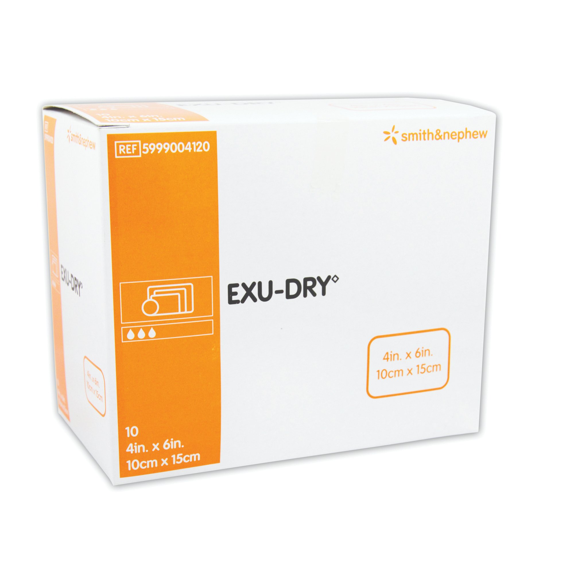 Smith & Nephew - 5999004120 Smith & Nephew Exu-Dry Anti-Shear Super Absorbent Dressing