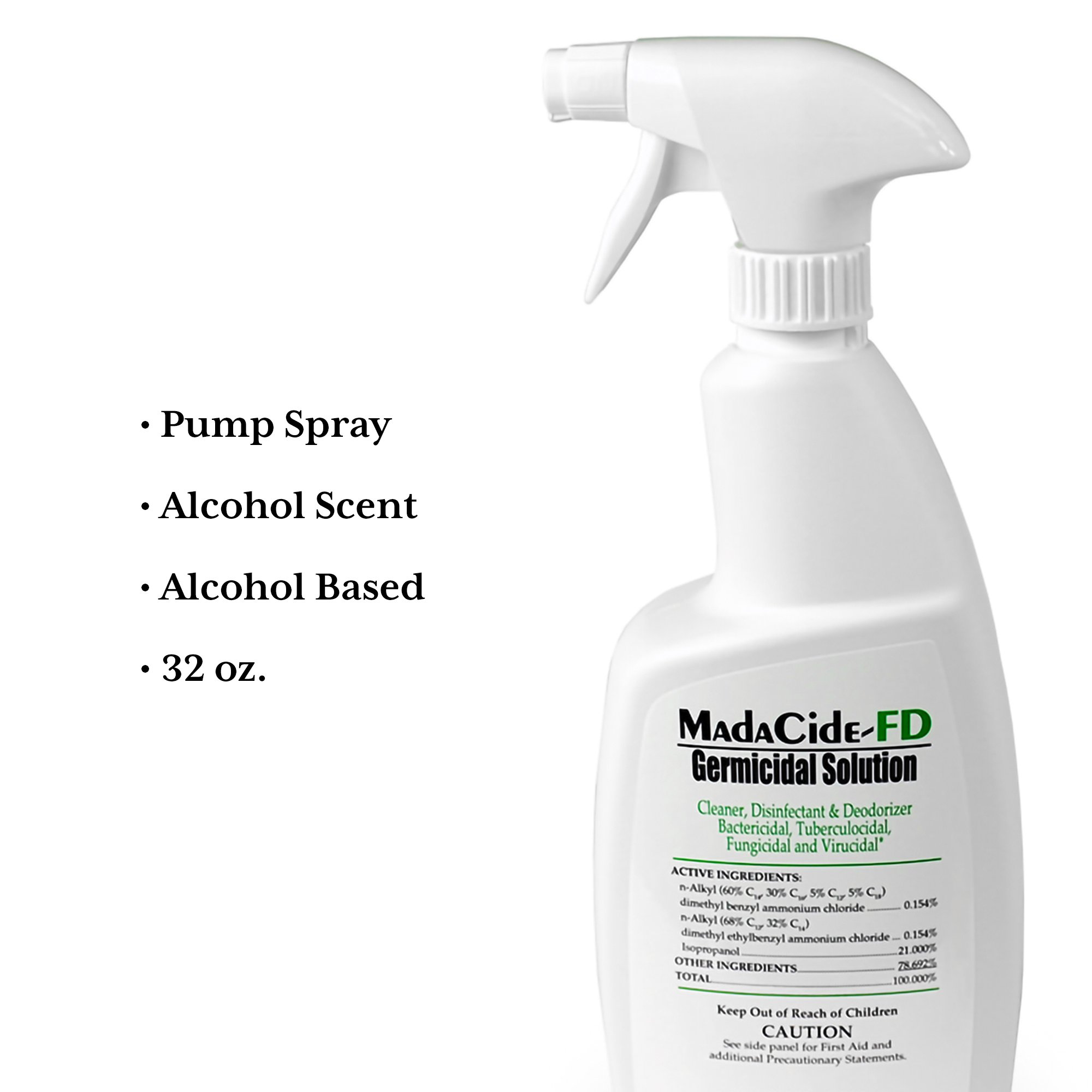 Mada Medical Products 7020 - MadaCide FD Germicidal Solution - 1/Each, 12/Case