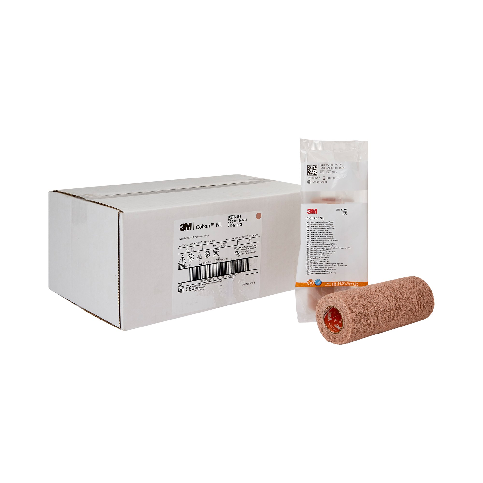Solventum Corporation - 2086 3M™ Coban™ LF Self-adherent Closure Cohesive Bandage