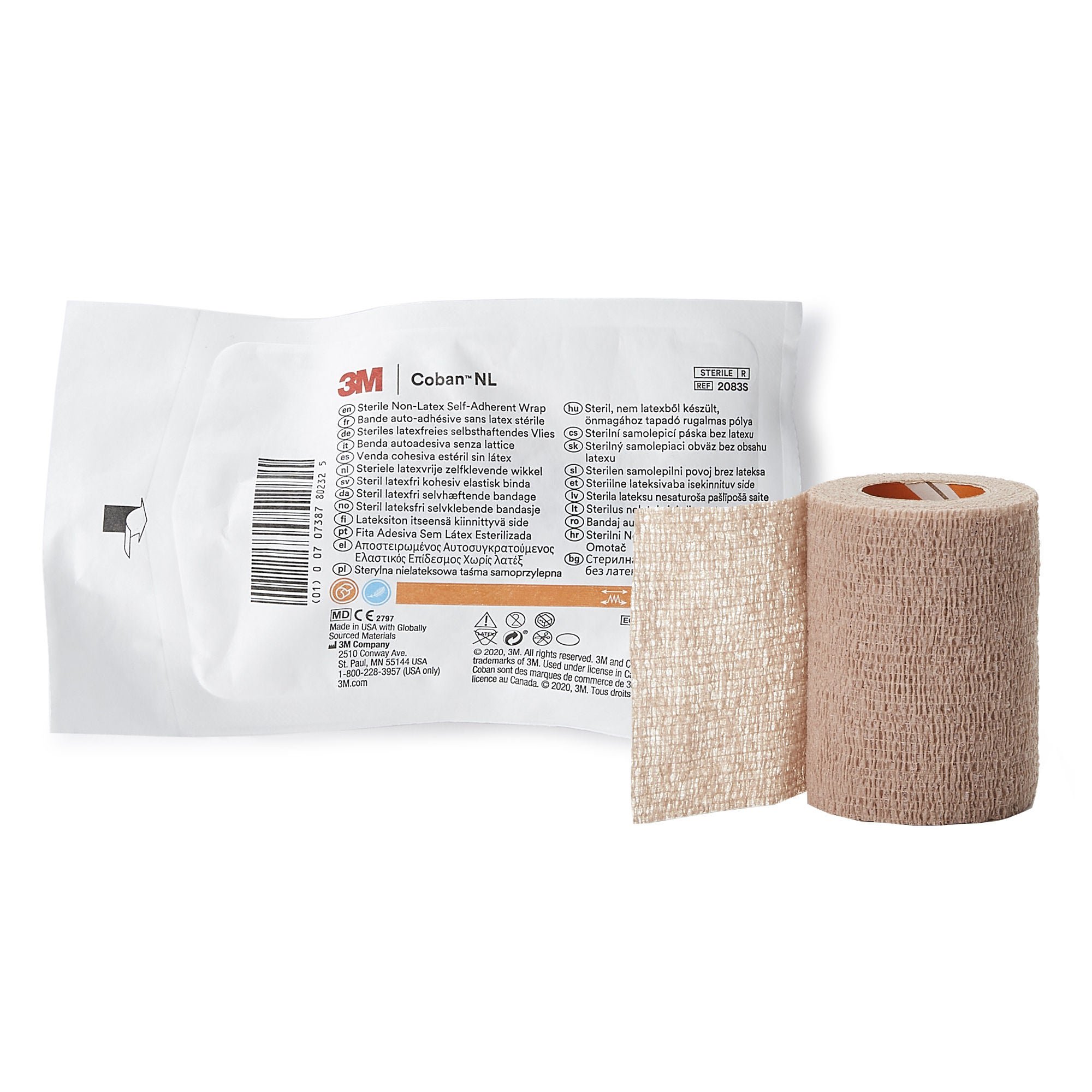 Solventum Corporation - 2083S 3M™ Coban™ LF Self-adherent Closure Cohesive Bandage