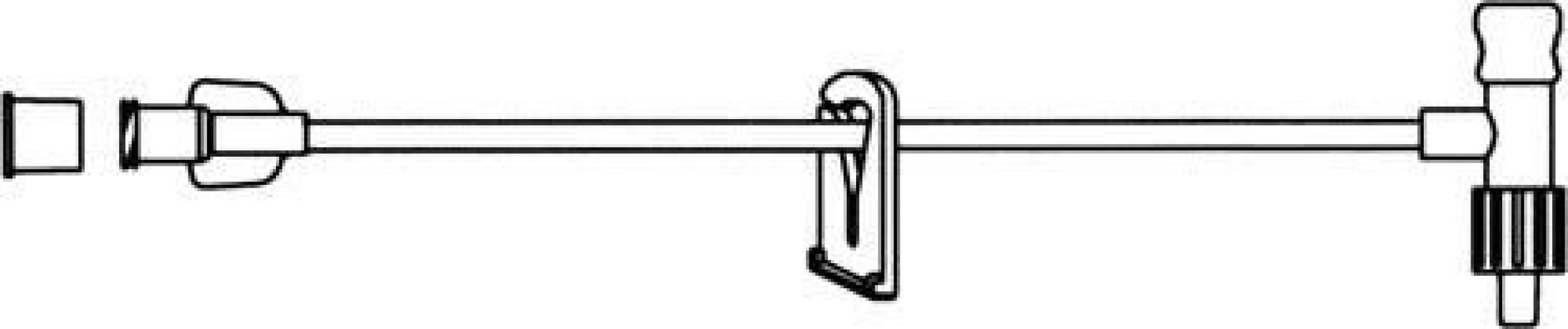 ICU Medical - B1033 IV Extension Set ICU Injection Port Small Bore 6 Inch Tubing Without Filter Sterile