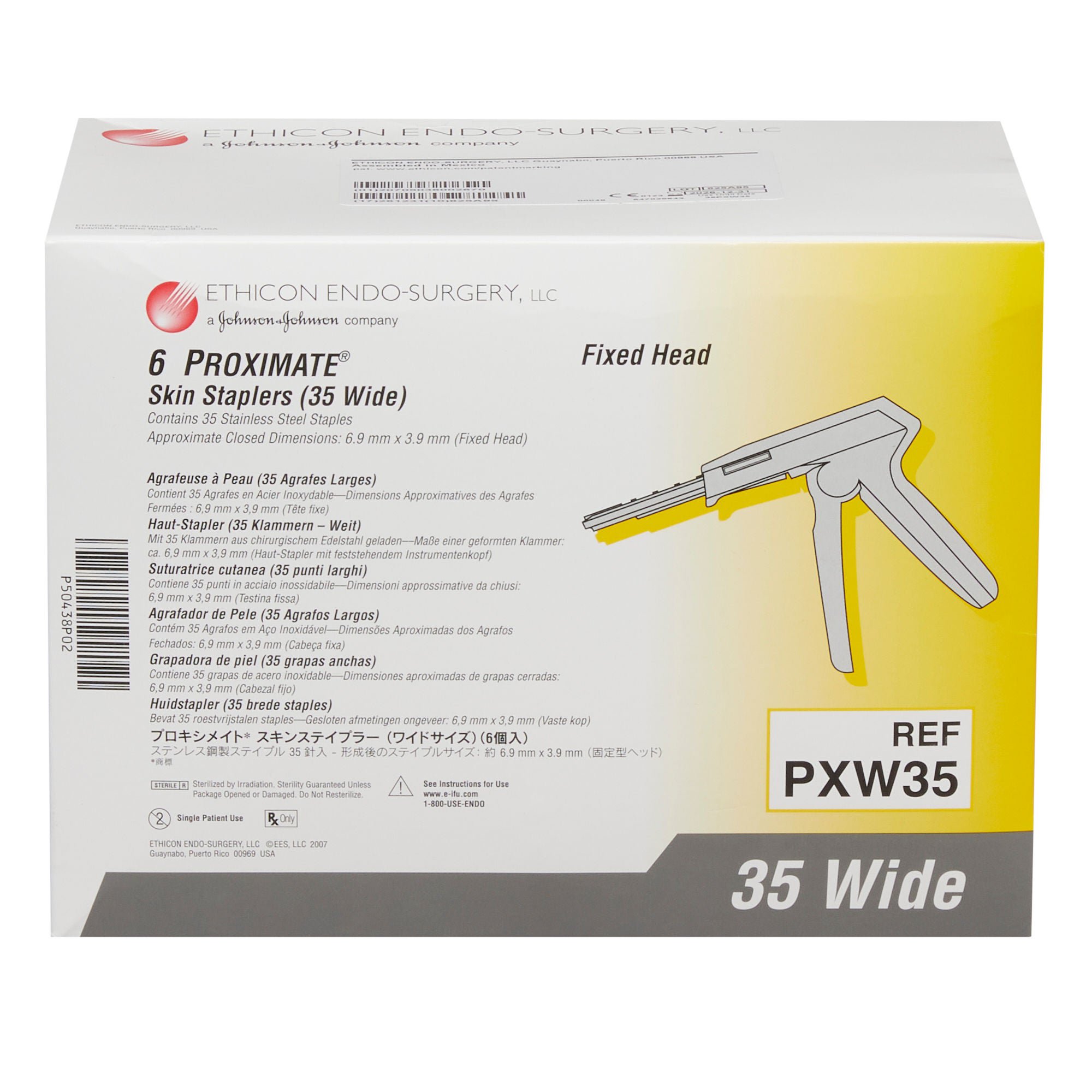 J & J Healthcare Systems - PXW35 Proximate® PX Fixed Head Stapler
